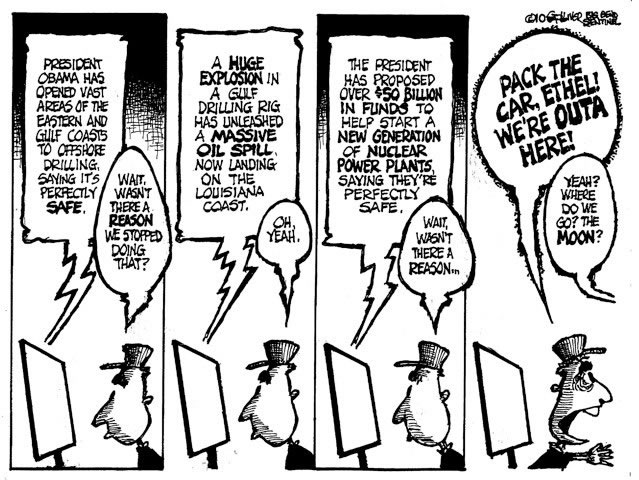 Gary Oliver Editorial CartoonPack the car Ethel